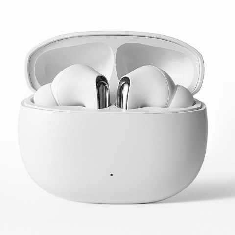 Słuchawki bezprzewodowe douszne TWS Bluetooth 5.4 ANC ENC - białe