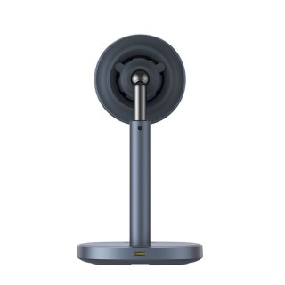 2w1 Ładowarka indukcyjna Orbit 2 Pro MagSafe Qi2 20W z chłodzeniem - szara