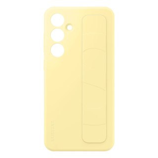 Etui case Samsung Standing Grip Case z uchwytem i podstawką do Galaxy S24 FE - żółte