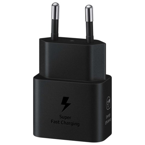 Ładowarka sieciowa Samsung GaN USB-C 25W SFC - czarna Ładowarka sieciowa Samsung GaN USB-C 25W SFC - czarna