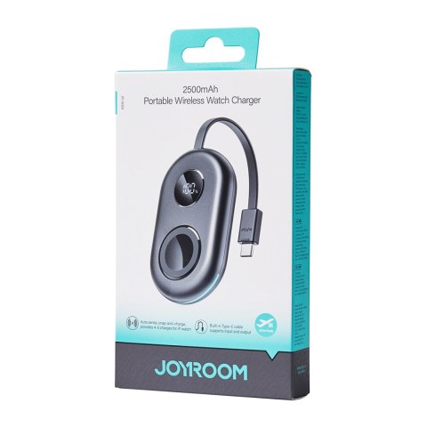 Powerbank 2500mAh z ładowarką Apple Watch 3W i kablem USB-C - czarny Powerbank 2500mAh z ładowarką Apple Watch 3W i kablem USB-C - czarny