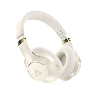 Słuchawki nauszne H4 ANC bezprzewodowe Bluetooth 5.3 IPX4 - beżowe