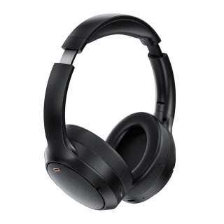 Słuchawki nauszne H6 ANC bezprzewodowe Bluetooth 5.3 IPX4 - czarne