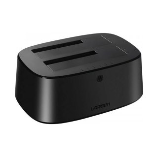 Stacja dokująca do dysków SATA 2.5'' 3.5'' SSD HHD z USB 3.0 zasilacz EU - czarna