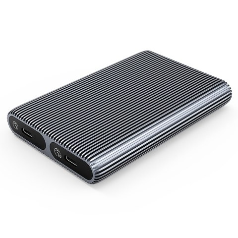 Kieszeń obudowa AM2C3-2SN na dwa dyski M.2 SATA+NVME USB-C 10Gb/s - szara Kieszeń obudowa AM2C3-2SN na dwa dyski M.2 SATA+NVME USB-C 10Gb/s - szara