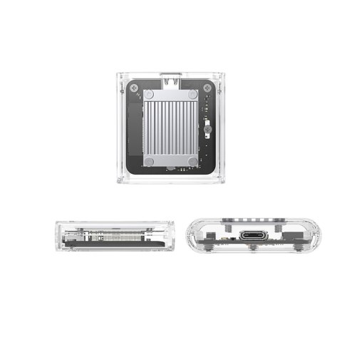 Kieszeń obudowa na dysk TC20-M2-10G M.2 NVME USB-C - przezroczysta Kieszeń obudowa na dysk TC20-M2-10G M.2 NVME USB-C - przezroczysta