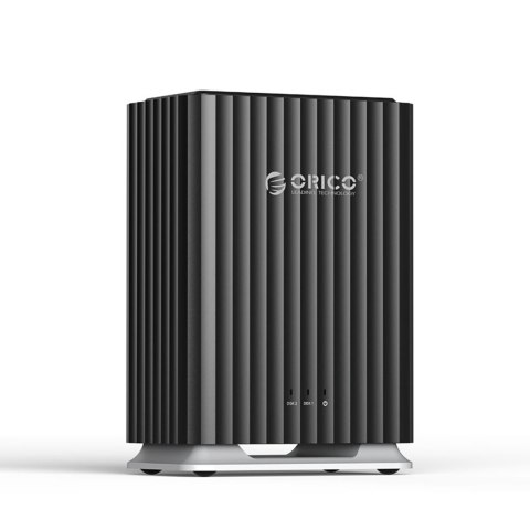 Obudowa 9728C3 na 2 dyski 2.5'' HDD / SSD / 3.5'' HDD - czarna Obudowa 9728C3 na 2 dyski 2.5'' HDD / SSD / 3.5'' HDD - czarna