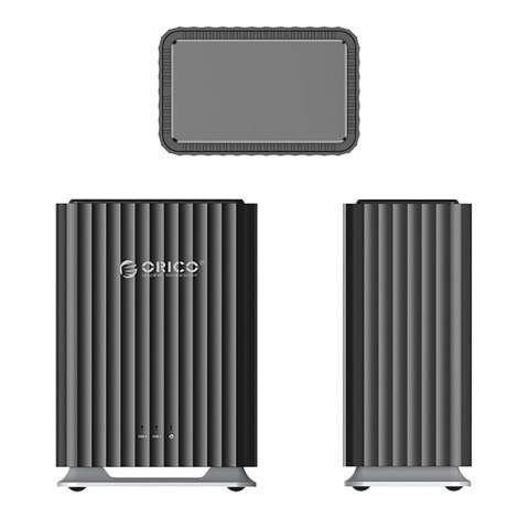 Obudowa 9728C3 na 2 dyski 2.5'' HDD / SSD / 3.5'' HDD - czarna Obudowa 9728C3 na 2 dyski 2.5'' HDD / SSD / 3.5'' HDD - czarna
