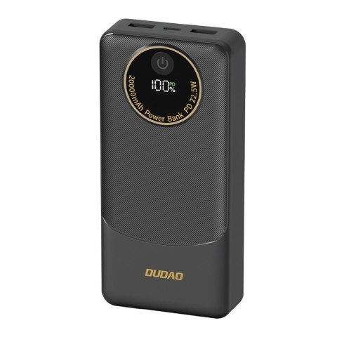 Powerbank K12Pro 20000mAh 22.5W PD USB-A USB-C - czarny Powerbank K12Pro 20000mAh 22.5W PD USB-A USB-C - czarny