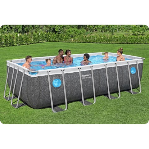 Basen ogrodowy stelażowy 488 x 244 x 122 cm 10w1 Bestway 561MB