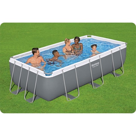 Basen ogrodowy stelażowy 404 x 201 x 100 cm 18w1 Bestway 56442