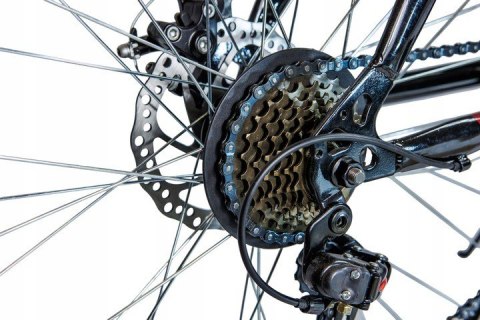 ROWER GÓRSKI MTB 26 CALI 21 BIEGÓW AMORTYZACJA HAMULCE TARCZOWE RAMA 16