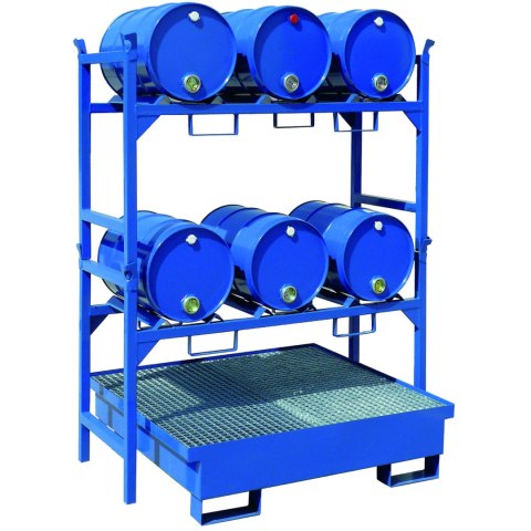 Wanna wychwytowa metalowa na 4 beczki 200L 120x120cm Wanna wychwytowa metalowa na 4 beczki 200L 120x120cm