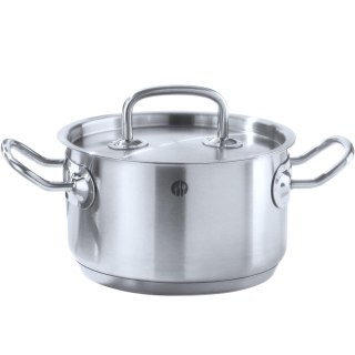 GARNEK NISKI KITCHEN LINE Z POKRYWKĄ 1,5 L ŚR. 160 X 75 H - HENDI 836002