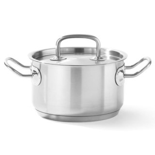 GARNEK ŚREDNI KITCHEN LINE Z POKRYWKĄ 5,5 L ŚR. 240 X 135 H - HENDI 836309