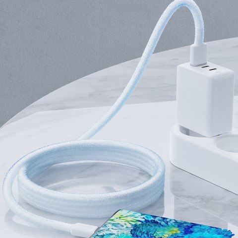 Kabel przewód USB - USB-C 3A 1.2m biały Kabel przewód USB - USB-C 3A 1.2m biały