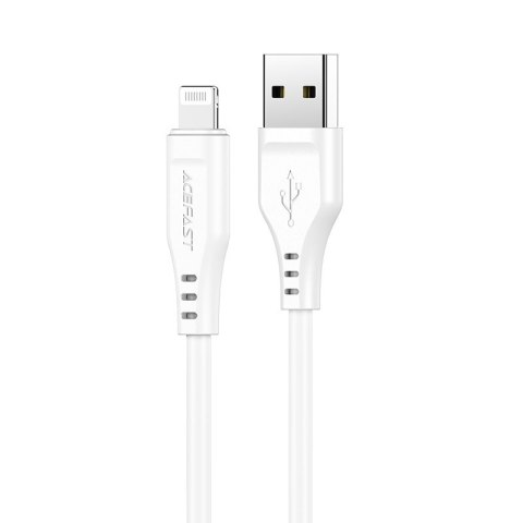 Kabel przewód do iPhone MFI USB - Lightning 2.4A 1.2m biały Kabel przewód do iPhone MFI USB - Lightning 2.4A 1.2m biały