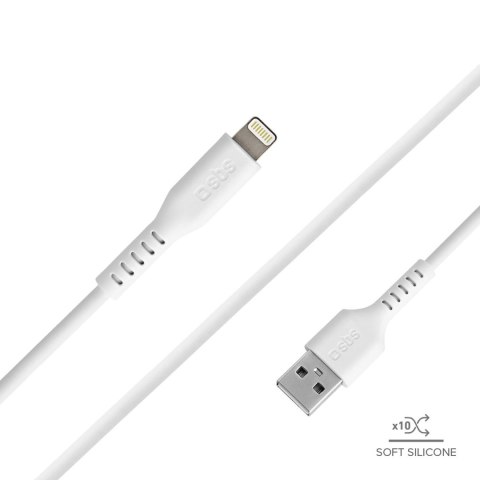 Kabel przewód USB-A - iPhone Lightning - biały