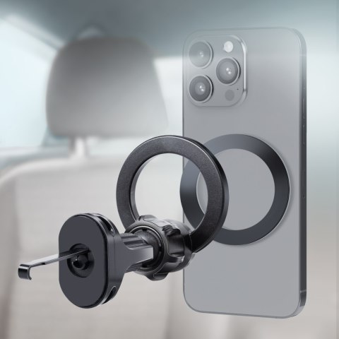 Uchwyt samochodowy na smartfona MagSafe - czarny