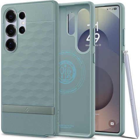 Etui na Samsung Galaxy S25 Ultra Caseology Parallax Mag MagSafe - zielone