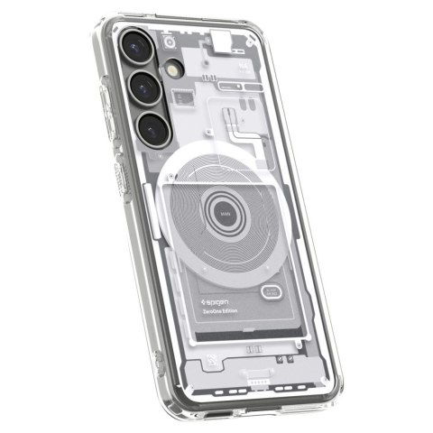 Etui na Samsung Galaxy S25 Zero One Ultra Hybrid Mag - białe