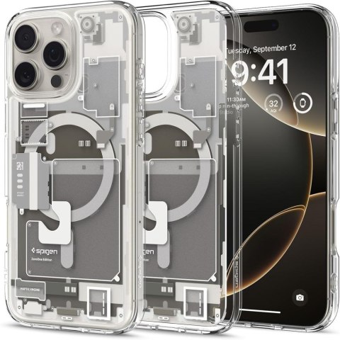 Etui pokrowiec na iPhone 16 Pro Max Ultra Hybrid Mag z MagSafe Zero One - tytanowe