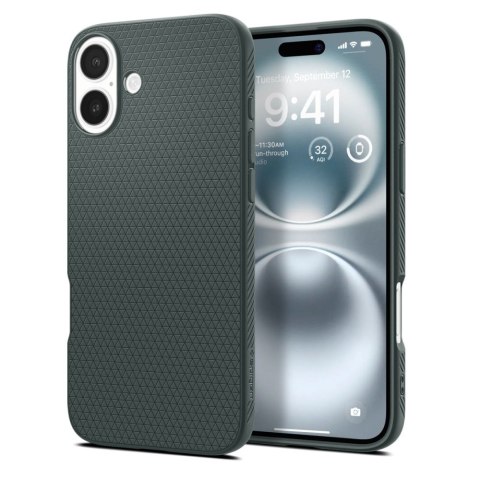 Etui case na iPhone 16 Liquid Air - zielone Etui case na iPhone 16 Liquid Air - zielone