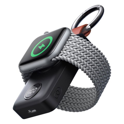 Powerbank kieszonkowy brelok 2000mAh 3W do Apple Watch czarny