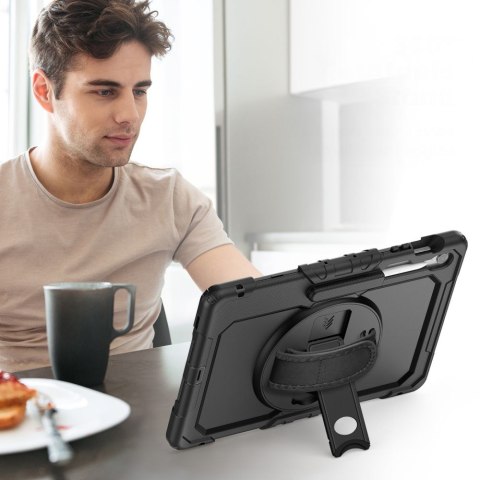 Etui pokrowiec na Samsung Galaxy Tab S10 FE+ Solid - czarne