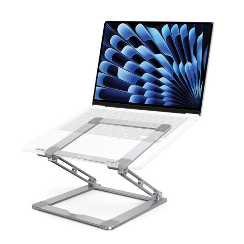 Podstawka uniwersalna rozkładana na laptop do 17'' - szara Podstawka uniwersalna rozkładana na laptop do 17'' - szara