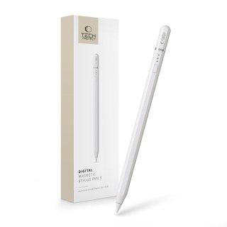 Rysik magnetyczny do tabletu iPad Digital Magnetic Stylus Pen 3 - biały